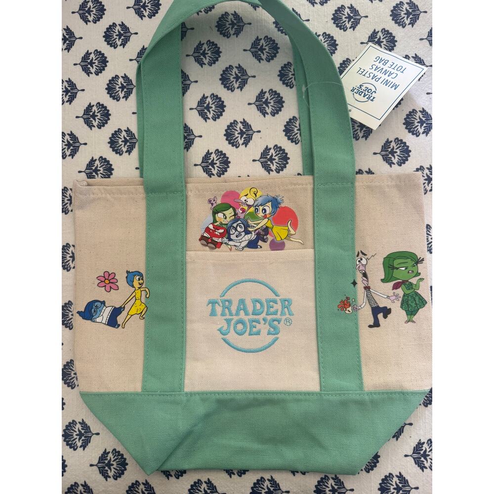 Disney Inside Out Custom Made Trader Joes Mini Tote One of a Kind